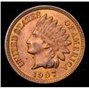Image 2 : 1907 Indian Cent 1c Grades Choice+ Unc RB