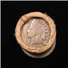 Image 3 : Mixed small cents 1c orig shotgun roll, 1918-d Wheat Cent, 1892 Indian Cent other end