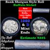 Image 1 : Buffalo Nickel Shotgun Roll in Old Bank Style  'Bell Telephone' Wrapper 1929& d Mint Ends