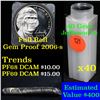 Image 1 : Proof 2006-s Jefferson nickel 5c roll, 40 pieces