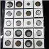 Image 1 : Page of 20 Mixed Foreign coins