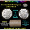 Image 1 : ***Auction Highlight*** 1889 & CC Uncirculated Morgan Dollar Shotgun Roll (fc)