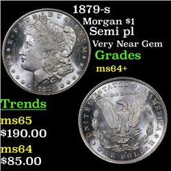 1879-s Morgan Dollar $1 Grades Choice+ Unc