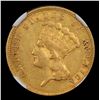 Image 2 : ***Auction Highlight*** 1859 Three Dollar Gold .$3 Graded xf45 By NGC (fc)