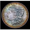 Image 2 : ***Auction Highlight*** 1882-p Rainbow Toned Morgan Dollar $1 Graded Choice+ Unc BY USCG (fc)