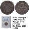 Image 6 : ***Auction Highlight*** 1807 JR-1 Draped Bust Dime 10c Graded vf++ By USCG (fc)