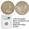 Image 7 : ***Auction Highlight*** 1807 JR-1 Draped Bust Dime 10c Graded vf++ By USCG (fc)