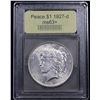Image 4 : ***Auction Highlight*** 1927-d Peace Dollar $1 Graded Select+ Unc By USCG (fc)