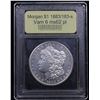 Image 4 : ***Auction Highlight*** 1883/183-s Vam 6 Morgan Dollar $1 Graded Select Unc PL By USCG (fc)