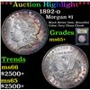 Image 1 : ***Auction Highlight*** 1892-o Morgan Dollar $1 Graded GEM+ Unc By USCG (fc)