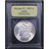 Image 4 : ***Auction Highlight*** 1891-s Morgan Dollar $1 Graded GEM Unc By USCG (fc)