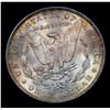 Image 3 : ***Auction Highlight*** 1896-p Rainbow Toned Morgan Dollar $1 Graded GEM Unc BY USCG (fc)