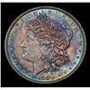Image 2 : ***Auction Highlight*** 1880-o Rainbow Toned Morgan Dollar $1 Graded Select+ Unc By USCG (fc)