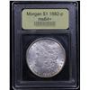 Image 4 : ***Auction Highlight*** 1882-p Rainbow Toned Morgan Dollar $1 Graded Choice+ Unc BY USCG (fc)