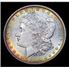 Image 2 : ***Auction Highlight*** 1898-p Rainbow Toned Morgan Dollar $1 Graded GEM++ Unc By USCG (fc)