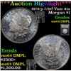Image 1 : ***Auction Highlight*** 1878-p 7/8tf Vam 41a Morgan Dollar $1 Graded Choice Unc DMPL By USCG (fc)