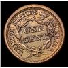 Image 3 : ***Auction Highlight*** 1848 Braided Hair Large Cent 1c Graded Choice Unc BN By USCG (fc)