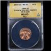 Image 2 : ANACS 1999-p Mint Error Lincoln Cent 1c Graded ms63 rd By ANACS