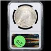 Image 3 : NGC 1925-p Peace Dollar $1 Graded ms63 By NGC