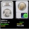 Image 1 : NGC 1883-o Morgan Dollar $1 Graded ms64 By NGC