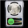 Image 3 : NGC 1923-p Peace Dollar $1 Graded ms63 By NGC