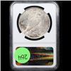 Image 3 : 1924-p Peace Dollar $1 Graded ms63 By NGC