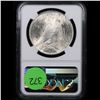 Image 3 : NGC 1923-p Peace Dollar $1 Graded ms63 By NGC