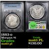 Image 1 : PCGS 1883-o Morgan Dollar $1 Graded ms63 pl By PCGS
