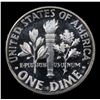 Image 3 : 1960 Roosevelt Dime 10c Grades GEM++ Proof Cameo