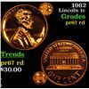 Image 1 : 1962 Lincoln Cent 1c Grades Gem++ Proof Red