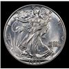 Image 2 : 1943-p Walking Liberty Half Dollar 50c Grades Choice Unc