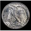 Image 3 : 1943-p Walking Liberty Half Dollar 50c Grades Choice Unc