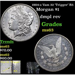 1904-o Vam 32 'Trigger' R5 Morgan Dollar $1 Grades Select Unc