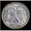 Image 3 : 1947-p Walking Liberty Half Dollar 50c Grades Choice Unc