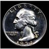Image 2 : 1954 Washington Quarter 25c Grades GEM++ Proof Cameo
