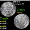 Image 1 : 1885-p Morgan Dollar $1 Grades Choice Unc