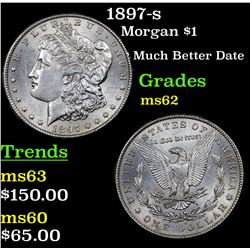 1897-s Morgan Dollar $1 Grades Select Unc