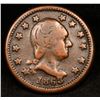 Image 2 : 1863 Washington Civil War Token 1c Grades vf++