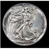 Image 2 : 1940-p Walking Liberty Half Dollar 50c Grades Choice+ Unc