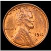 Image 2 : 1912-p Lincoln Cent 1c Grades Choice Unc RB