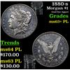 Image 1 : 1880-s Morgan Dollar $1 Grades Select Unc+ PL
