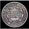 Image 3 : 1850-p Seated Liberty Half Dime 1/2 10c Grades Select AU