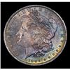 Image 2 : 1884-o Rainbow Toned . Morgan Dollar $1 Grades Select+ Unc