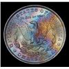 Image 3 : 1884-o Rainbow Toned Morgan Dollar $1 Grades Select+ Unc