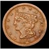 Image 2 : 1851 Mint Error Braided Hair Half Cent 1/2c Grades Select AU