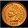 Image 2 : 1907 Indian Cent 1c Grades Select+ Unc RD