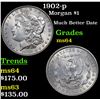 Image 1 : 1902-p Morgan Dollar $1 Grades Choice Unc