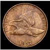 Image 2 : 1857 Flying Eagle Cent 1c Grades xf+