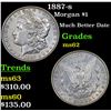 Image 1 : 1887-s Morgan Dollar $1 Grades Select Unc
