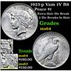 Image 1 : 1923-p Vam 1V R6 Peace Dollar $1 Grades Choice Unc